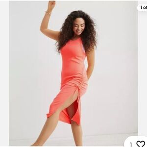Aerie rib midi dress